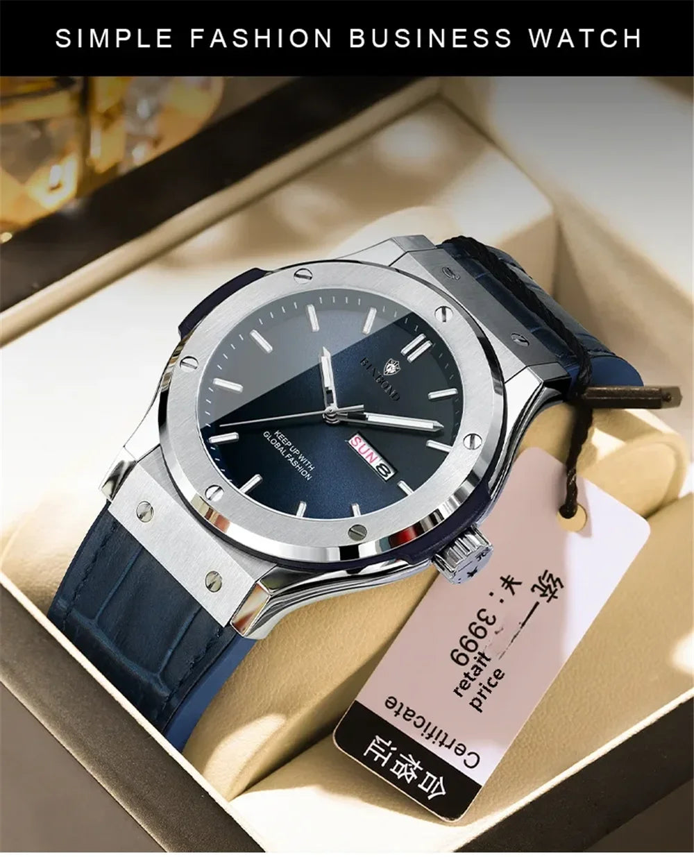 Fashion Quartz Wristwatches New Gifts Sports Leather Mens Automatic Watches For Man Luxury Automatic Watch Men Digital Clock