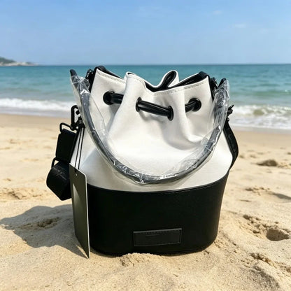 Golf Bucket Bag, Lightweight Fashion Casual Handbag, Portable Single Shoulder Crossbody Pouch for Golf Daily Use
