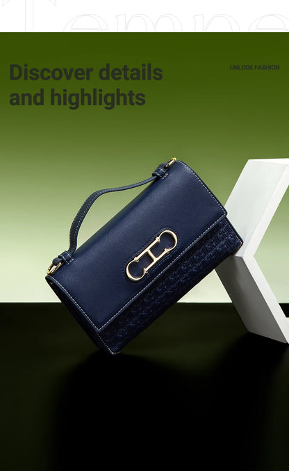 CH Crossbody Bag Brand Women's Bag Letter Print Leather Compact Elegant Handbag Tote Bag Exquisite Fashion Women's Bag
