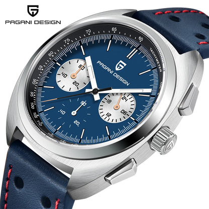PAGANI DESIGN Men's Watches Luxury Quartz Wrist Watch For Men AR Sapphire Speed Chronograph Retro Dial Clock Reloj Hombre 2026