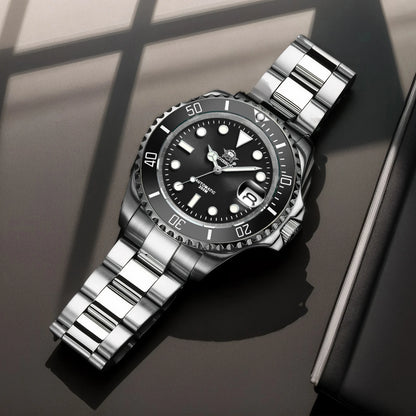 ADDIESDIVE AD2503 Luxury Men Automatic Watch 8215 Movement Sapphire Glass Diving Watches 200M Waterproof Mechanical reloj hombre