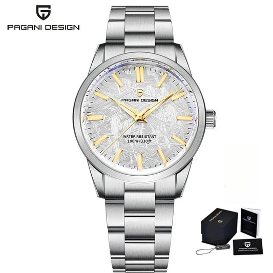 PAGANI DESIGN Design Brand 1734 Men's Quartz Watch Luxury TMI VH31 Movement Sapphire Glass Stainless Steel Watches for Man