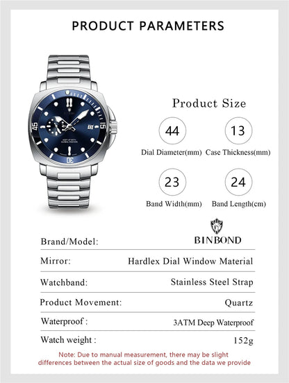 New Gifts Watches For Man Luxury Brand Mens Fashion Quartz Wristwatches Automatic Watch Men Sports Chornograph Digital Clock