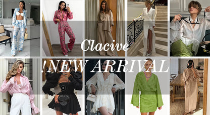 Clacive Fashion Loose Plaid Women's Shirt 2025 Vintage Lapel Long Sleeve Blouses Elegant Classic Blusas Top Female Clothing