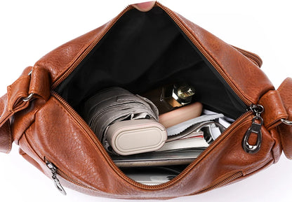 High Capacity Women Tote Bag High Quality Leather Ladies Handbags Leisure Shoulder Bag Small Crossbody Bags For Women 2024 New