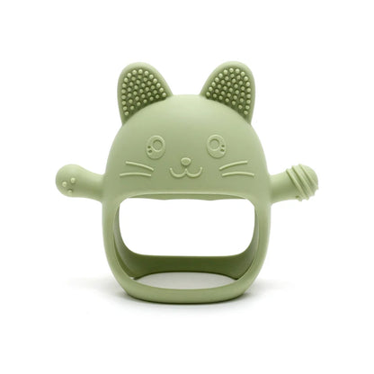 Food Grade Baby Silicone Gloves Teether Soys Pacifiers Kids Teething Toys Newborn Dental Care Gums Molar Stick Baby Items