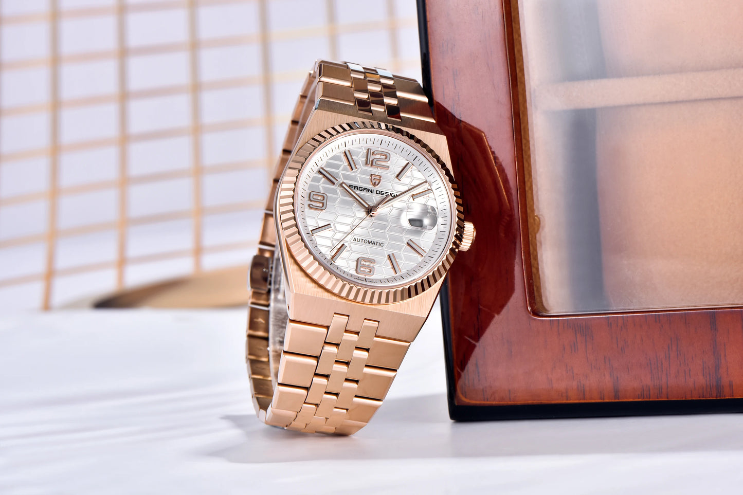 PAGANI DESIGN Watches Luxury Retro Mechanical Watches For Men Sapphire Glass New Waterproof Luminous Stainless Steel Men's Watch