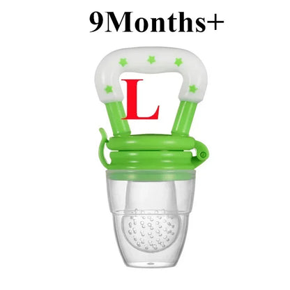 Baby Fruit and Vegetable Teether Fresh Food Supplement Toys Infant Fruit Teething Silicone Pouches Baby Feeding Tableware