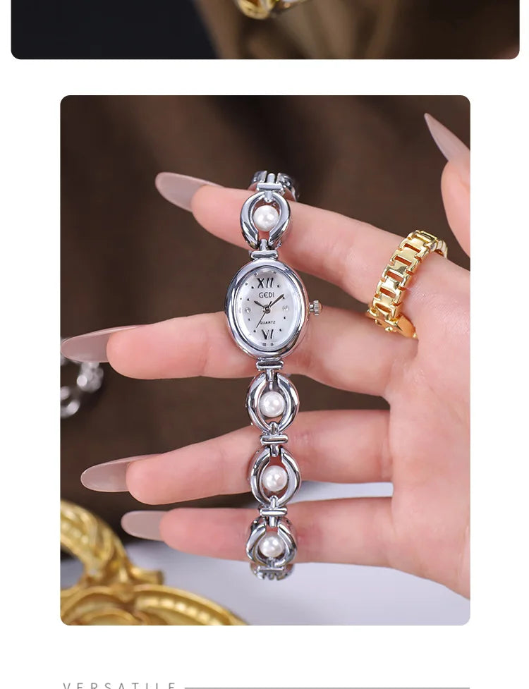 Gold Women Bracelet Watches For Ladies Wrist Watches Top Brand Luxury Elegant Women Dress High Quality Watches Quartz Minimalist