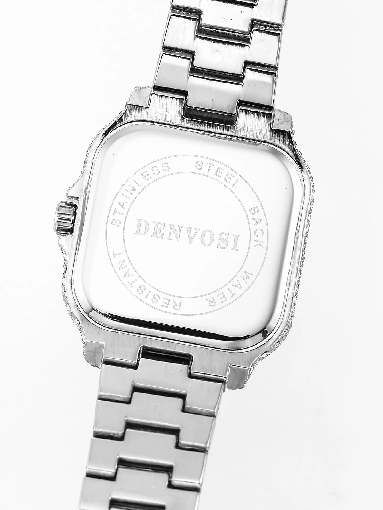 Luxury diamond watches for men Hip Hop Style Bling Bling Iced Out Wristwatch Fashion Square Stainless Steel Waterproof Clock 202