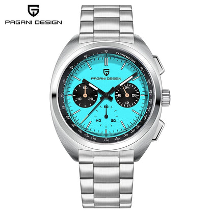 PAGANI DESIGN Men's Watches Luxury Quartz Wrist Watch For Men AR Sapphire Speed Chronograph Retro Dial Clock Reloj Hombre 2026