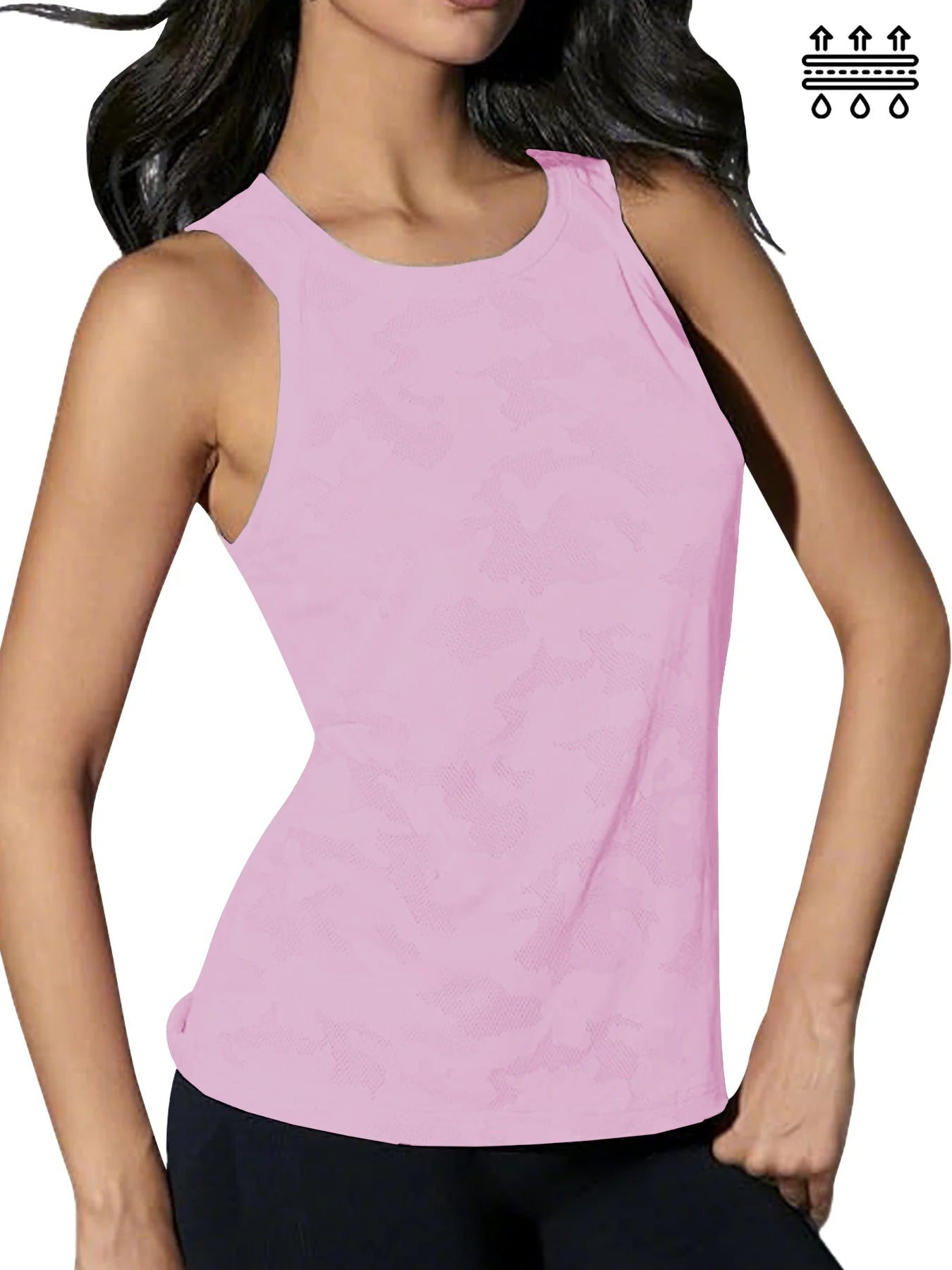 Women's Super Soft Sport Tank Tops for Women Moisture-Wicking Quick-Dry Breathable Mesh Design for Athletic Running Tennis Yog