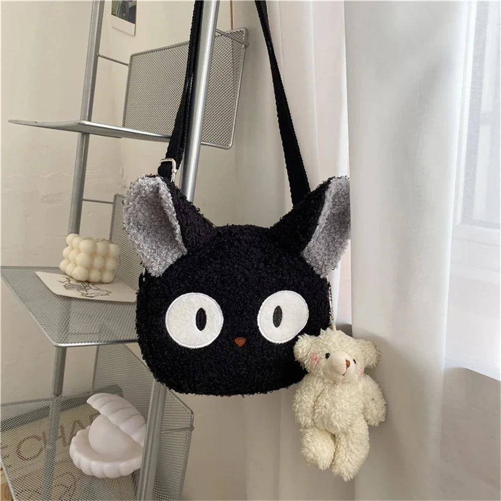 HOMEFISH Japanese Style Bag Women Cartoon Plush Shoulder Bag for Women New Crossbody Bag Small Phone&Purse Bag Bolsa Feminina