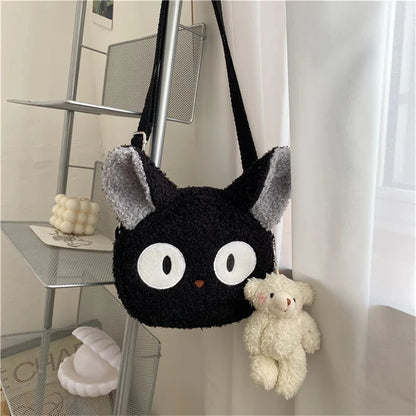 HOMEFISH Japanese Style Bag Women Cartoon Plush Shoulder Bag for Women New Crossbody Bag Small Phone&Purse Bag Bolsa Feminina