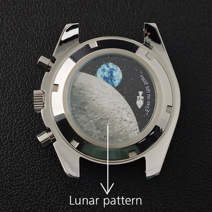 39.7mm Case Watches Metal Case Fits VK63 Movement Accessories Sapphire Glass Equipped With Bezel And Strap VK63 Dial