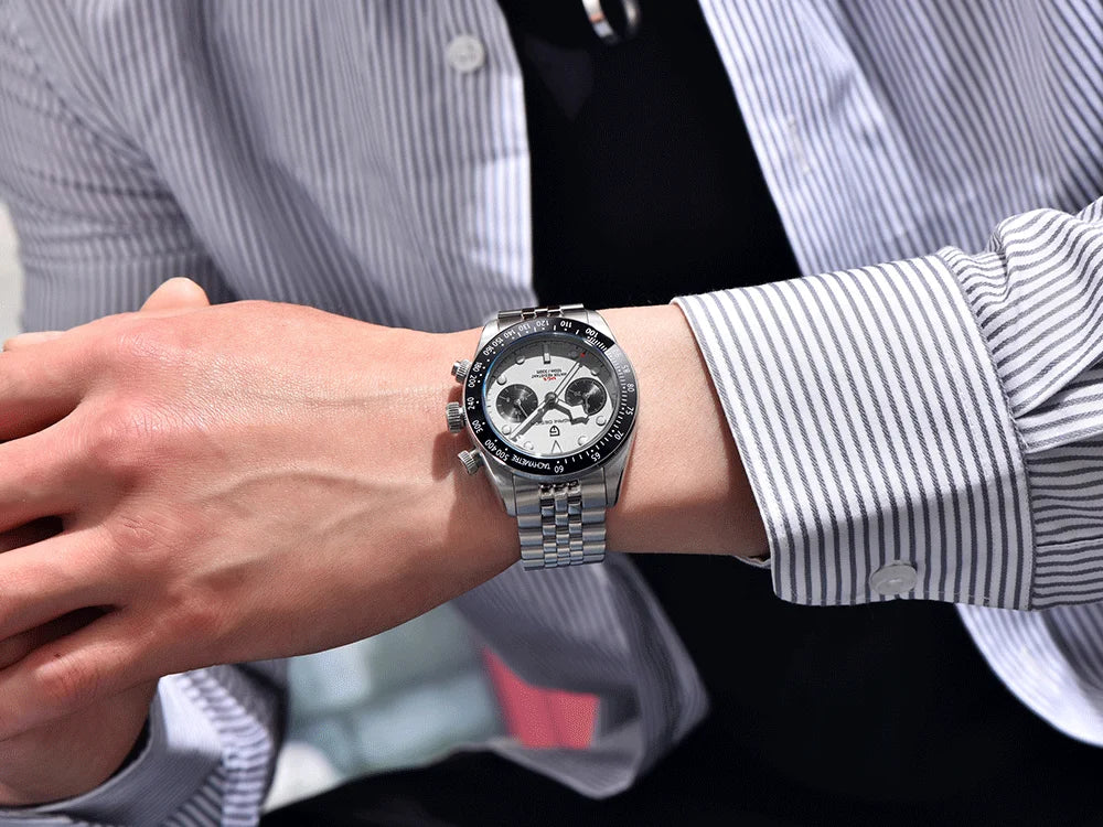 Pagani design Panda retro men's watches 2026 new top business quartz watch men's VK64 chronograph AR Sapphire sports clock reloj