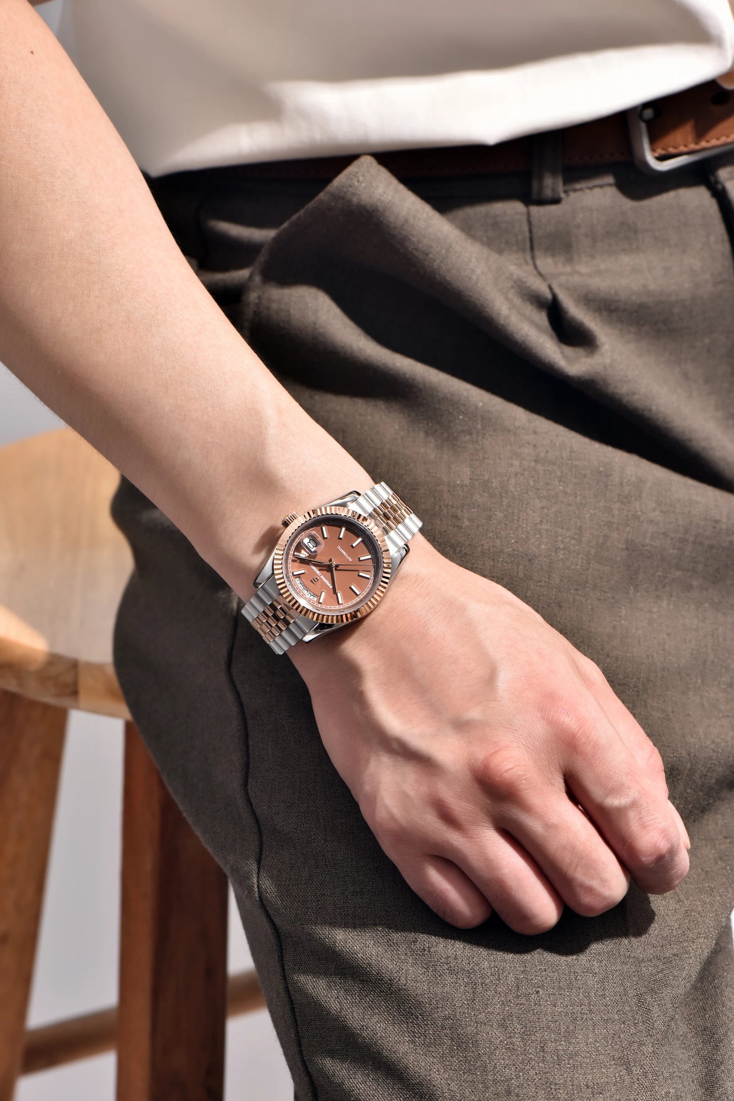 PAGANI DESIGN Watches Pure White Dial Mechanical Watch For Men 2025 New Luxury Sapphire Crystal Automatic Stainless Steel Clock
