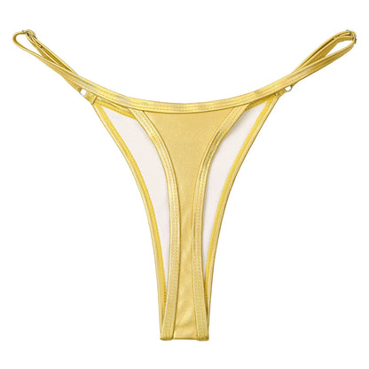 Sexy Micro Mini Bikini Bottoms High Waist Women Swimwear Thong Swimsuit Bathing Pants Summer Brazilian Swim Trunks Beachwear