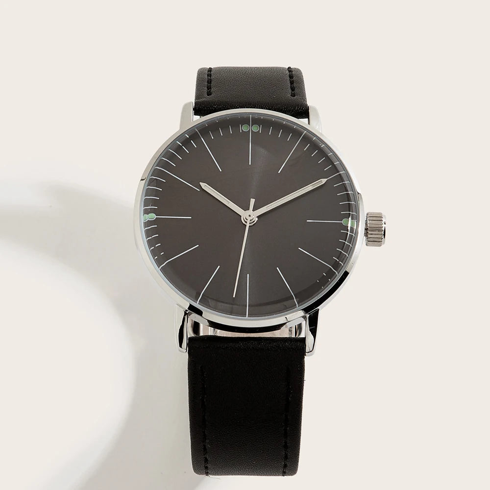 Vintage Mechanical Watches Men Minimalist Dial Automatic Wristwatch Man Hat Glass Drop Shipping Timepieces