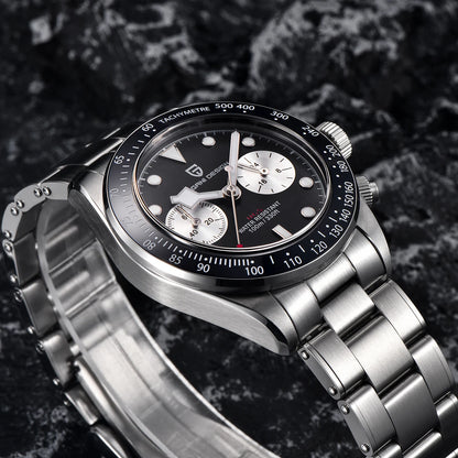 2026 New PAGANI DESIGN Panda Men's Watches Luxury Quartz Chronograph Waterproof AR Sapphire Mirror Sports Watch For Men Luminous