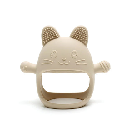 Food Grade Baby Silicone Gloves Teether Soys Pacifiers Kids Teething Toys Newborn Dental Care Gums Molar Stick Baby Items