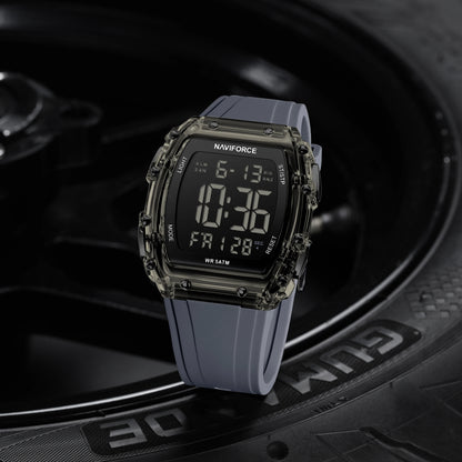 NAVIFORCE Fashion Student Watches Electronic LED Digital Watch for Men Watch Waterproof Sport Multifunctional Alarm Clock Man