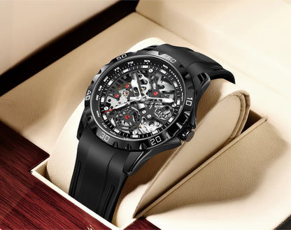 LIGE Top Luxury Automatic Watch For Men Mechanical Watches Men Sports Waterproof Stainless Steel Men Watch Reloj Hombre