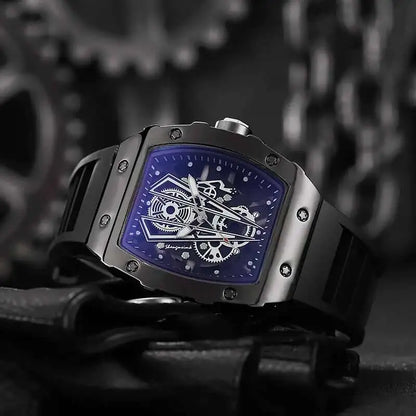 1/2PCS Fashion Men Watches Luxury Large Dial Quartz Watch Casual Silicone Band Men's Sports Watches Reloj Hombre（Without Box）