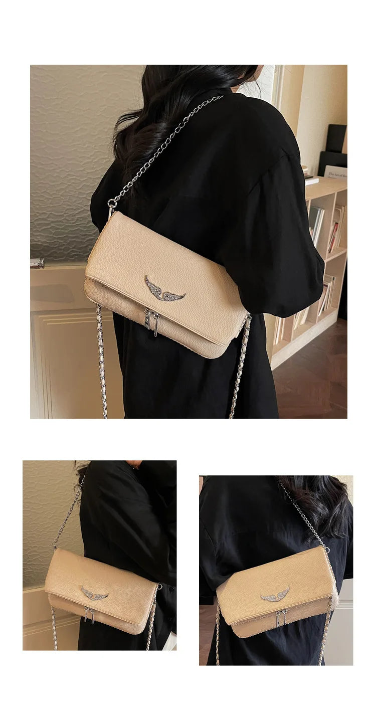 Fashionable Crossbody Bags for Women Shoulder Bags Minimalist Chain Designer Bag Retro Purse and Handbags Bolsos Mujer Сумка Sac