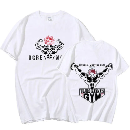 Japanese Anime Baki Hanma The Grappler Graphic Print T Shirt Casual Fashion Crew Neck Short Sleeve Plus Size T Shirt Women