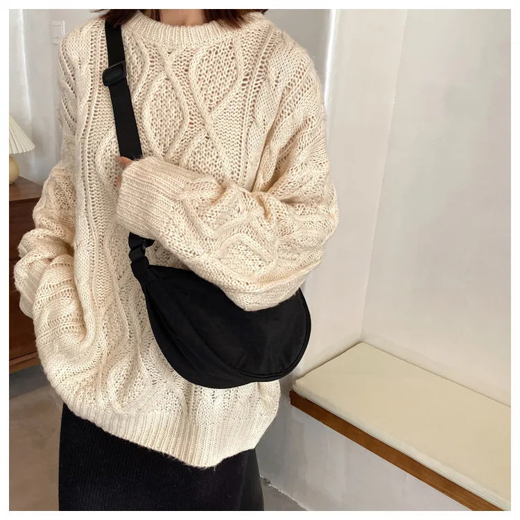 Convenient casual nylon women's crossbody bag shoulder bag large capacity handbag women's travel shopping bag women's wallet