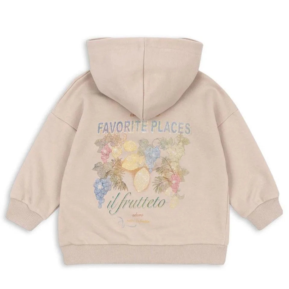 Fashion Girls Sweatshirts 2026 Spring Heart Cherry Printed Children Hoodies and Pant Suit Kids girl Cardiagn and Skirt Clothes