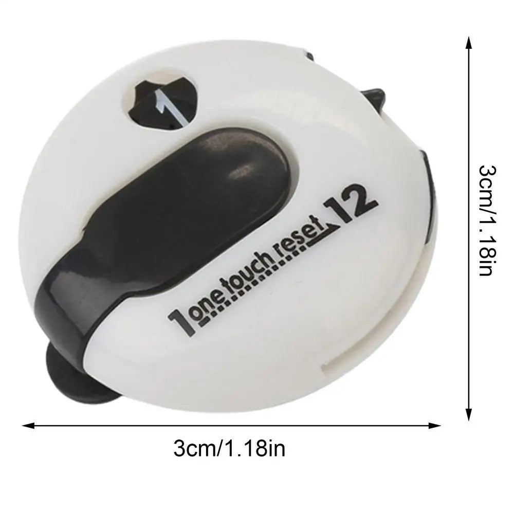 Golf Strike Counter Portable Golf Score Trackers Accurate Scorekeeper Support Attachment for Watches Gloves Clothes Bags Hat