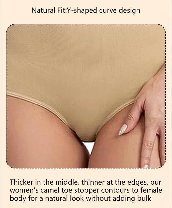 Women Invisible Concealer Panties Silicone Reusable for Swimsuit Underwear Camel Toe Leggings Privacy Stickiness Self-Adhesive