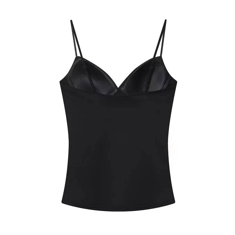 MUJER Sexy Corset Top Women Backless Bra Crop Top Woman Tanks & Camis Slip Tops for Women Sleeveless Bustier Tops Women Camisole