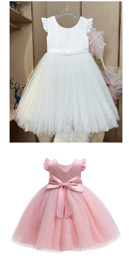 Baby Girls Summer Dresses 2 3 6 8 10Yrs Cute Kids Birthday Princess Dress Children Casual Clothes Sleeveless Girls Layered Dress