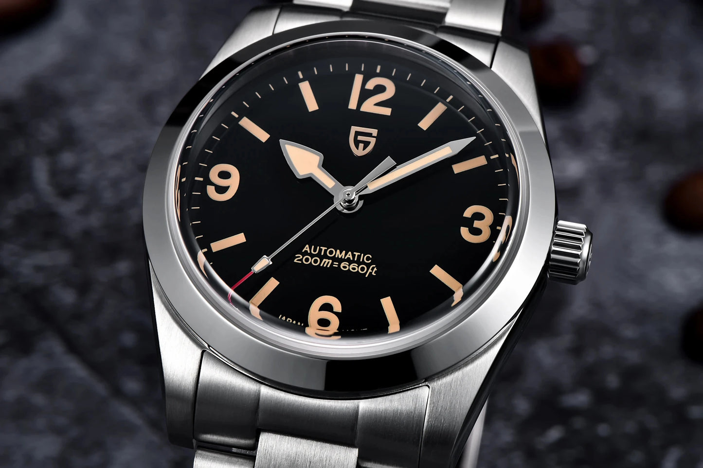 PAGANI DESIGN 2024 New 36MM Men Automatic Mechanical Watches NH35 Sapphire Stainless Steel AR Coating 20Bar Clock Watch for Men