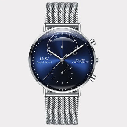 Carnival Brand Luxury Watches for Man Fashion Waterproof Rose Gold Silver Military Clock Men Quartz Wristwatches Reloj Hombre