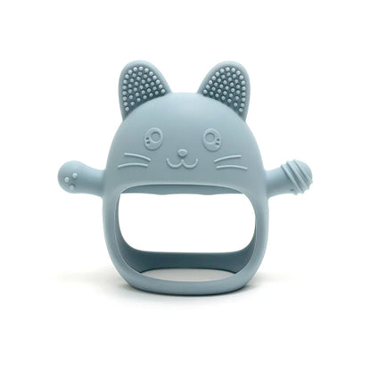 Food Grade Baby Silicone Gloves Teether Soys Pacifiers Kids Teething Toys Newborn Dental Care Gums Molar Stick Baby Items