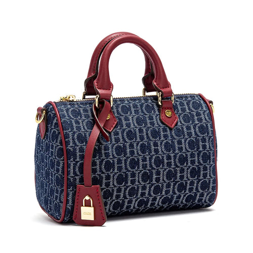 Women's Shoulder Bag 2025 New Cowboy Splicing Pillow Bag, Casual Party Women's Handbag