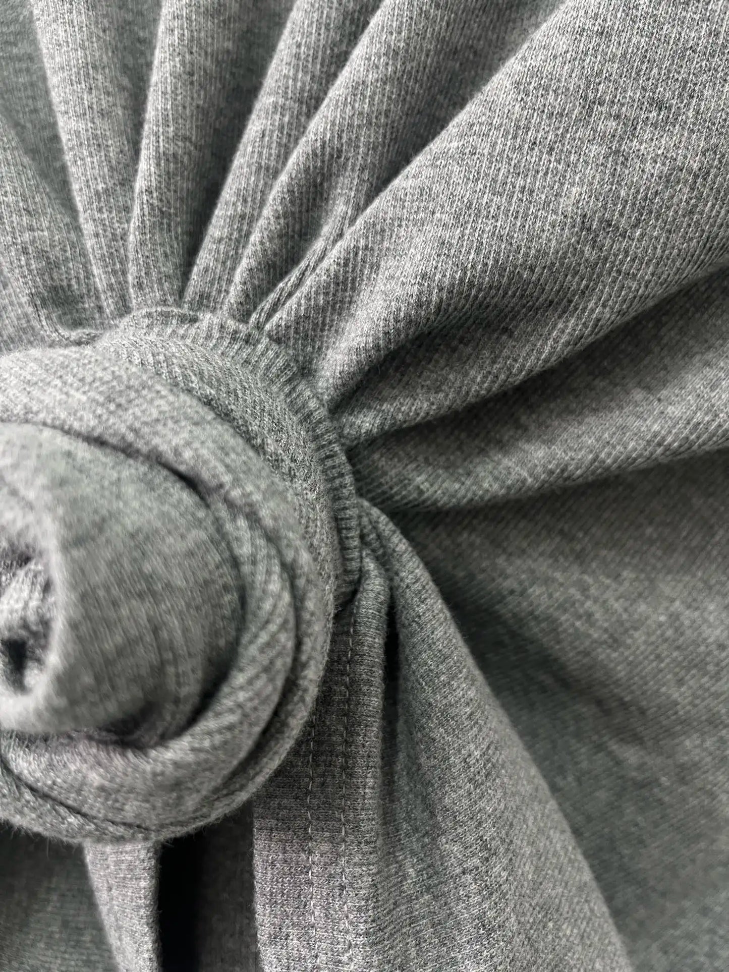 Y2K knotted twist knitted threaded round neck Top women fashionable and versatile navel padded shoulder short-sleeved T-shirt