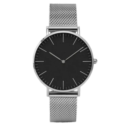 Top Brand Luxury Watches Women Fashion Stainless Steel Mesh Belt Quartz Wristwatch Simple Casual Ladies Clock Gift Montre Femme