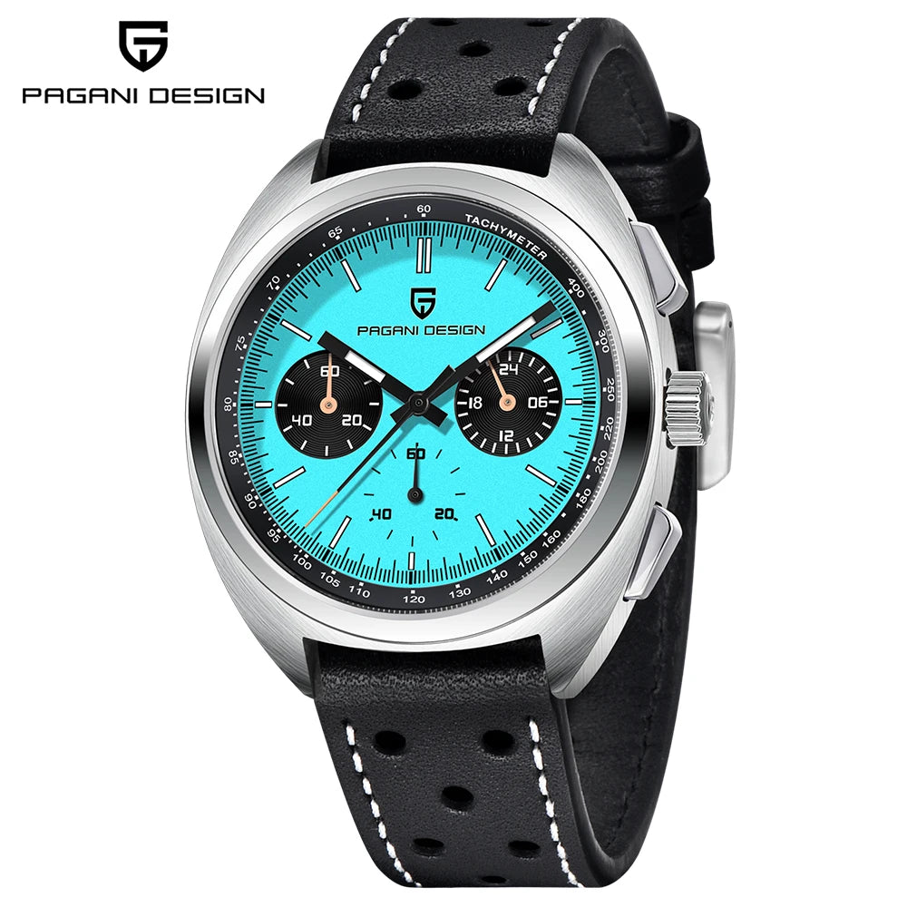 PAGANI DESIGN Men's Watches Luxury Quartz Wrist Watch For Men AR Sapphire Speed Chronograph Retro Dial Clock Reloj Hombre 2026