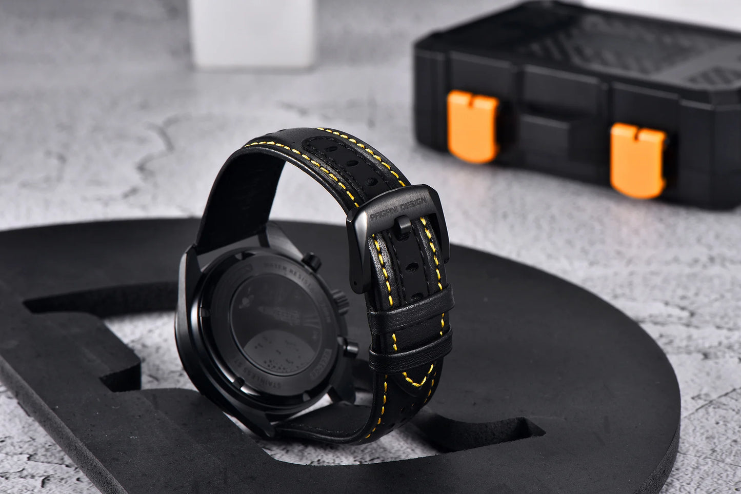 PAGANI DESIGN 2024 New Moon back Men's Watches Luxury VK63 Quartz Watch Men Sports Chronograp AR Sapphire glass Wrist watch Men