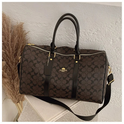 Women's Classic Boston Handbag Large Capacity Elegant Travel Duffle Bags for Women Weekend Luggage Travel Shoulder Bag