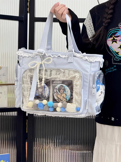 Ballet Girl Has A Large Appetite Itabag Japanese Two-Dimension Single Shoulder Cross Body Goods Bag Gift For Friends
