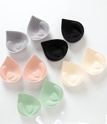 Women Sexy Breast Insert Push Up Bra Enhancer Swimsuit Bikini Pad Removeable Foam Chest Accessories Swimsuit Thickness 4/5/6cm
