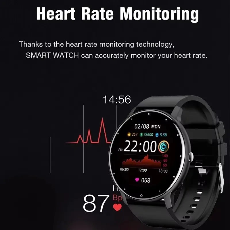 LIGE New Smart Watch Men Sports Fitness Watches Heart Rate Full Touch Screen Bluetooth Call 2026 New Ultra Light Smartwatch Men
