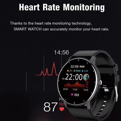 LIGE New Smart Watch Men Sports Fitness Watches Heart Rate Full Touch Screen Bluetooth Call 2026 New Ultra Light Smartwatch Men