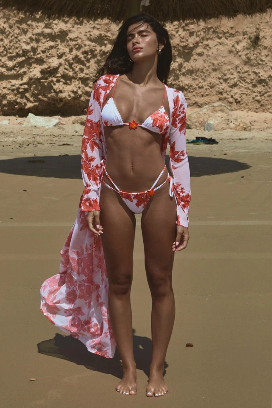 2026 Sexy 3 Pieces Micro Bikini Women Swimsuit Mesh Skirt Swimwear Female Mesh Skirt Bikini Set Lace Up Beachwear Bathing Suit